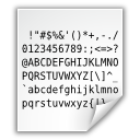 A list of ASCII codes for both lower case and upper case alphabet