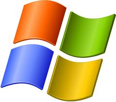 The logo of Microsoft as an example of an operating system.