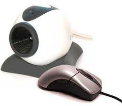 An image of a webcam and a mouse as examples of a peripheral.