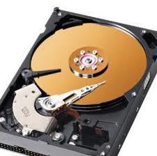 An image of a hard disc to represent primary storage device.