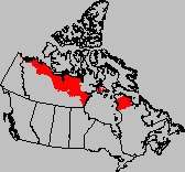 Map of Sounthern Arctic region