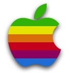 an apple logo